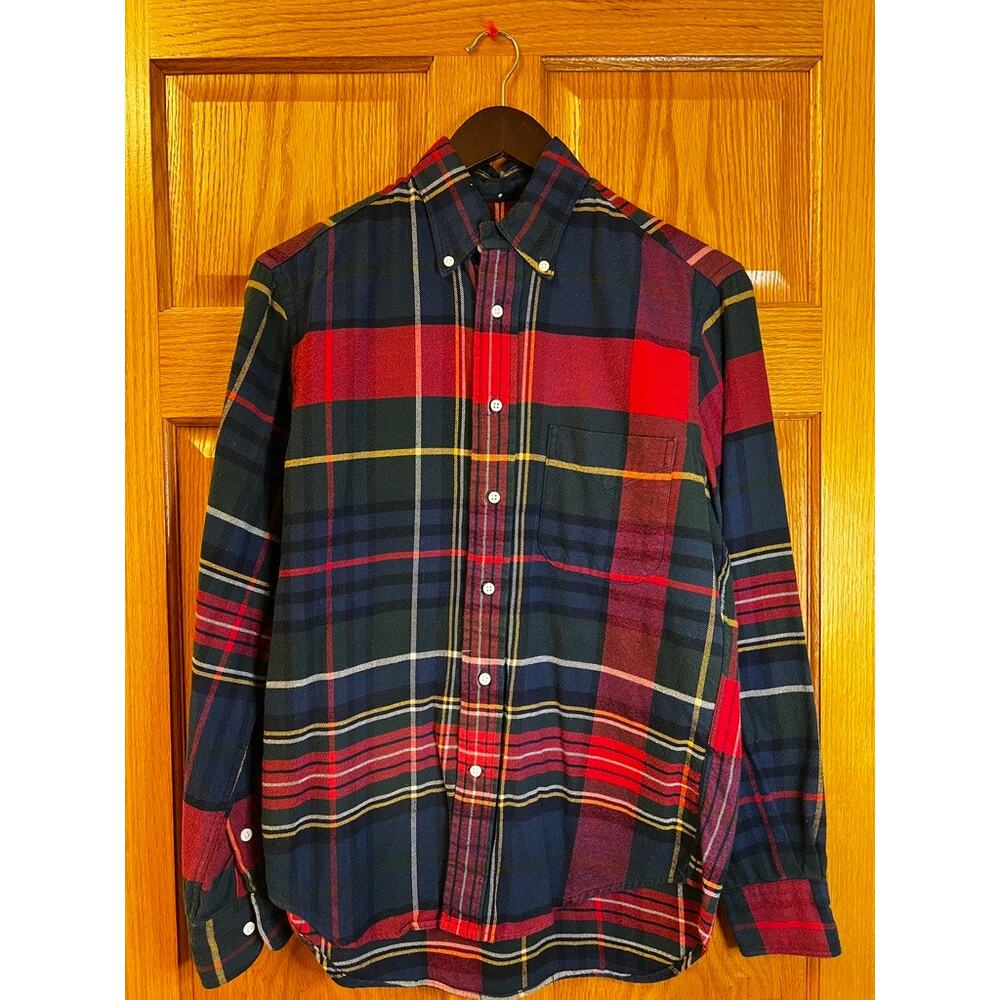 Gitman Brothers Vintage Plaid Button Down Shirt Size S